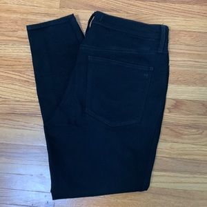 Madewell 10” High-Rise Petite Skinny Black Jeans